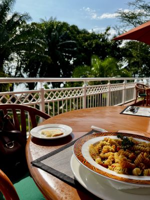 Pasta  at Kiyaga Restaurant in Gisenyi