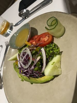 Salad  at Kiyaga Restaurant in Gisenyi