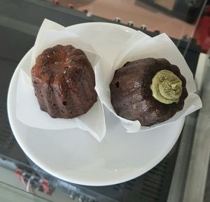 vegan canelé at Cafe Alt in Seoul