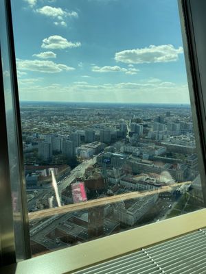 View from the restaurant  at Sphere Restaurant in Berlin