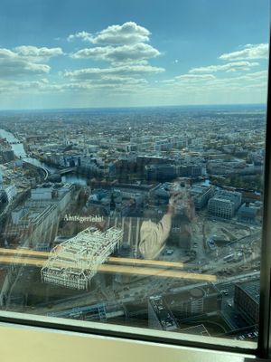 View from the restaurant  at Sphere Restaurant in Berlin