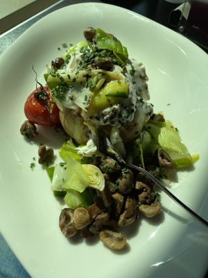 Baked potato  at Sphere Restaurant in Berlin