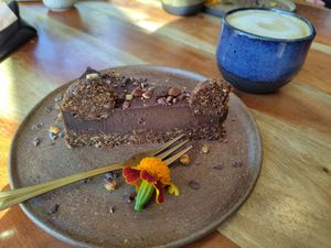 Rocher chocolate cake at Onda  in Luxembourg City