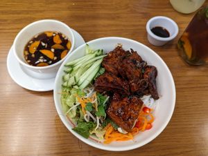 Bun Dau Sa Ot Lemongrass Tofu Bun at Vietnamese Foodies - Dubai Hills in Dubai