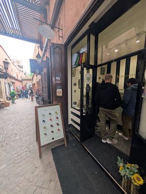 Outside at Maison Sucrée in Marrakech