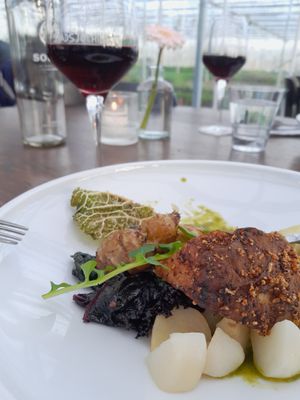 Vegan lunch main dish at Stadsjochies in Utrecht