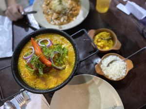 With rice  at Cuco Bistrô in Salvador