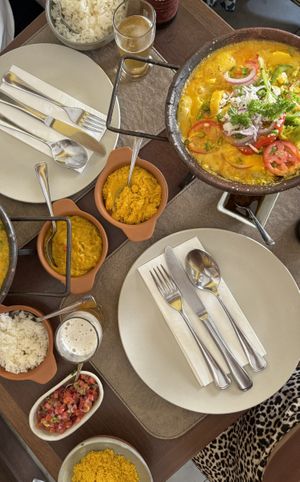 Moqueca de banana da terra com palmito   at Cuco Bistrô in Salvador