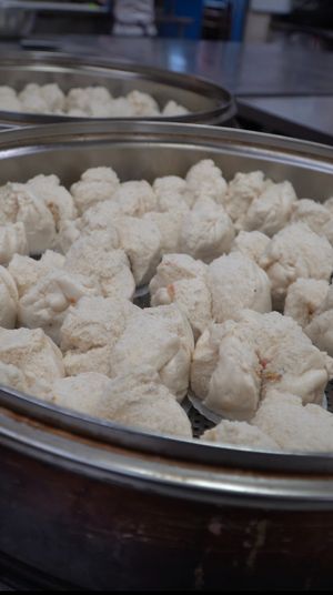 Vegan Bánh Bao (Vietnamese Steamed Bun) at Đông Hưng Viên Bakery in Westminster