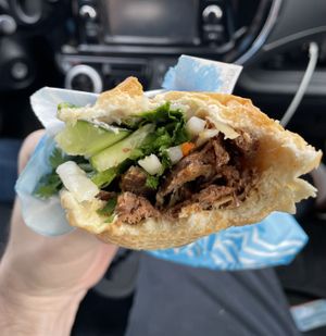 Vegan grilled chicken bahn mi is so good!  at Đông Hưng Viên Bakery in Westminster