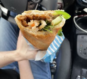 Vegan grilled pork bahn mi is too!  at Đông Hưng Viên Bakery in Westminster