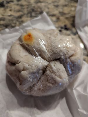 Vegan steam bun at Đông Hưng Viên Bakery in Westminster
