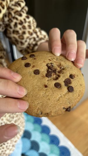 Chocolate chip cookie  at To Live For in Vancouver