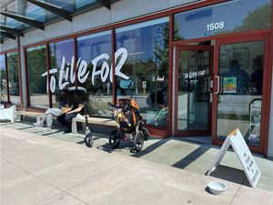 Bakery front  at To Live For in Vancouver