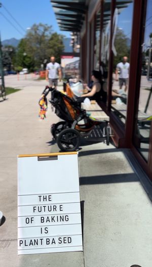 Sign post  at To Live For in Vancouver