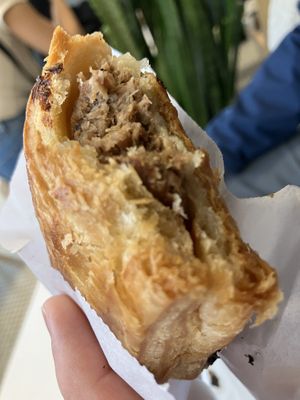 sausage roll  at To Live For in Vancouver