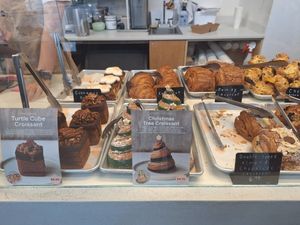 Look at those towering croissants! at To Live For in Vancouver