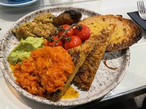 Plant based breakfast  at Ice  in Bury St Edmunds