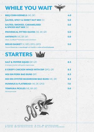 ICE Main Menu 2025 at Ice  in Bury St Edmunds