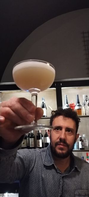 Me and the Frangelico Sour at Radici Cocktails & Beer in Albano Laziale