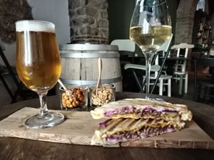 Beef toastie at Radici Cocktails & Beer in Albano Laziale