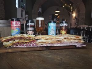 Toastie selection at Radici Cocktails & Beer in Albano Laziale