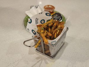 Garlic fries at NAAN KABOB in Toronto