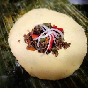  at Yizak Vegan Food in Santiago