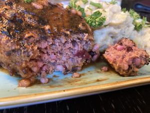 Frikadelle aus haugemachtem veganen Hack  at Dubliner Irish Pub in Erfurt