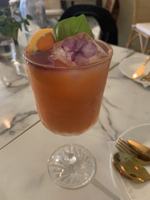 A healthy mock-tail - delicious   at The Living Story Cafe in Enmore