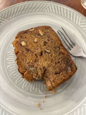 Vegan and gluten-free banana bread  at The Muffin Man in Siem Reap