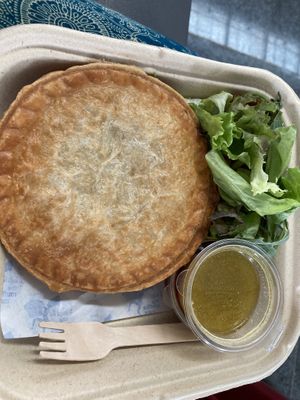 Vegan mushroom pie  at The Muffin Man in Siem Reap