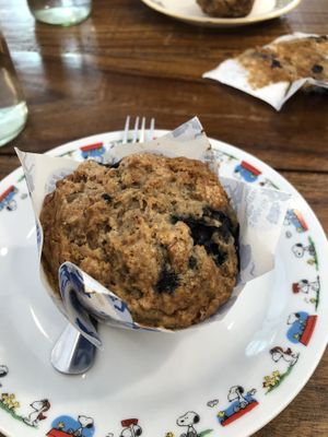 blueberry muffin  at The Muffin Man in Siem Reap