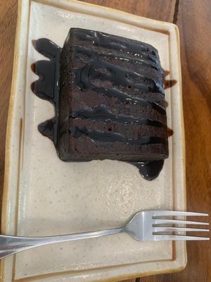 chocolate brownie   at The Muffin Man in Siem Reap