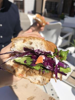 Mushroom sandwich  #Veganuary at Toc Toc in Tenerife