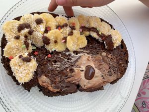 Sweet toast  at Toc Toc in Tenerife