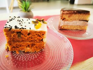 Carrot cake. Verry good. at Toc Toc in Tenerife