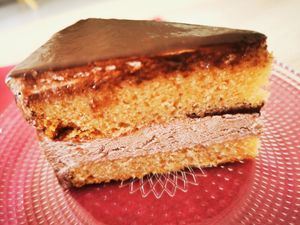 Choco cream Cake... Omg.... at Toc Toc in Tenerife