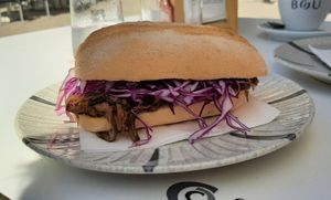 Jackfruit Pilz Sandwich at Toc Toc in Tenerife