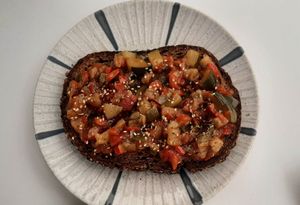 Pinsa Sandwich at Toc Toc in Tenerife