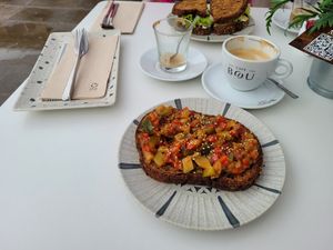 Vegetable sandwich at Toc Toc in Tenerife