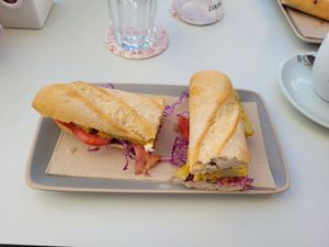 Tortilla Sandwich... at Toc Toc in Tenerife