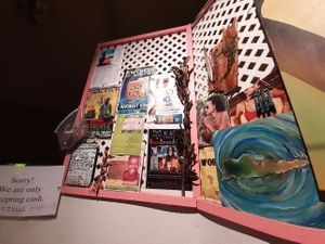 Local advertising. at Yabba's Ital Restaurant in St Thomas