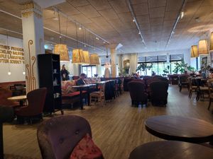 Lots of upstairs seating at Condeco in Gothenburg