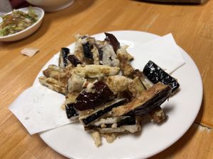 炸茄子  at Taishoukaku 大将閣 in Nachikatsuura