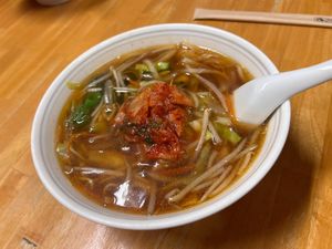 泡菜拉麵  at Taishoukaku 大将閣 in Nachikatsuura