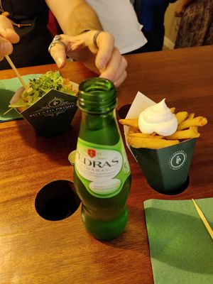 Small fries with vegan mayo at Potato Project in Lisbon