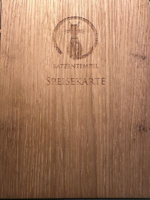 Menu  at Katzentempel - Hannover in Hannover
