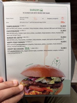 Menu  at Katzentempel - Hannover in Hannover