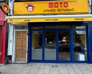 Outer section at Moto Japanese Restaurant in South West London